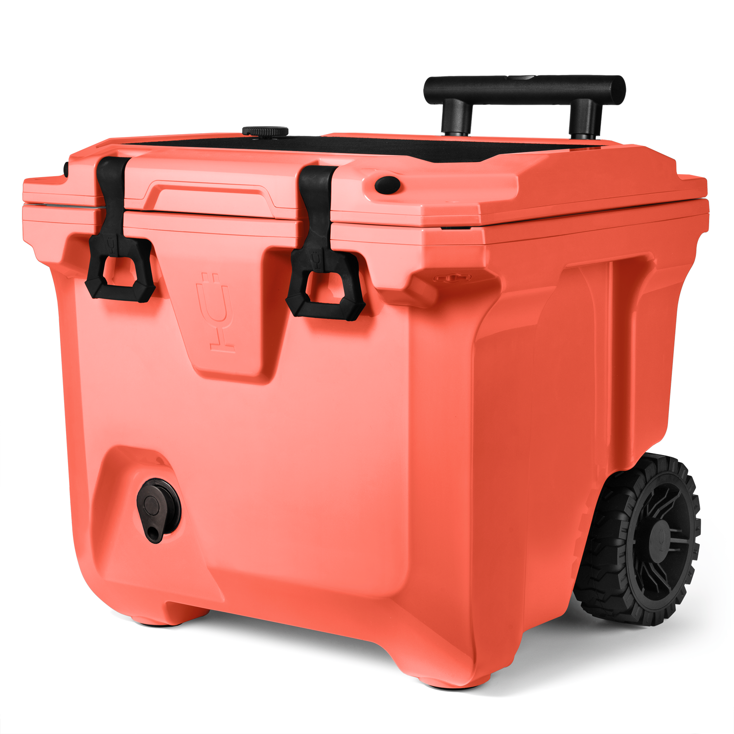 Br Tank 35-Quart Rolling Cooler | Papaya